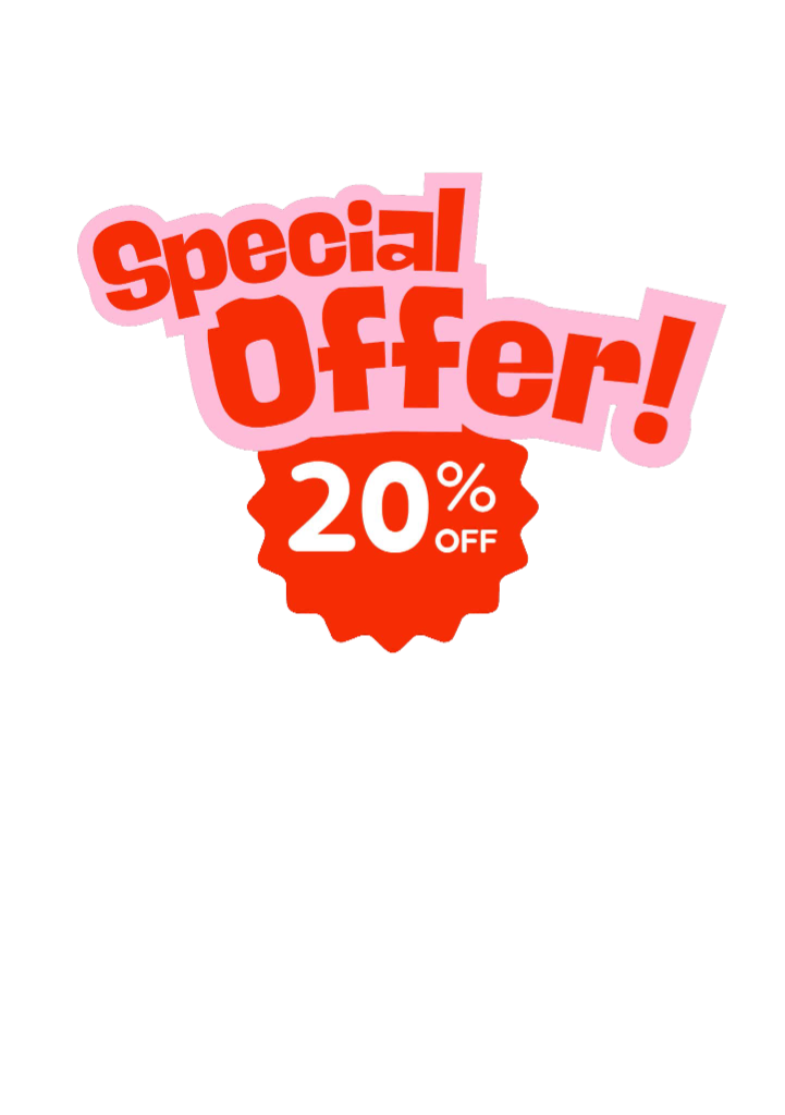 Special Offer 20% Off
